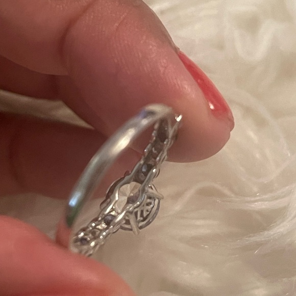 Charles Winston for BELLA Luce Tanzanite & Diamond Simulant Ring Size 9 - Picture 5 of 8